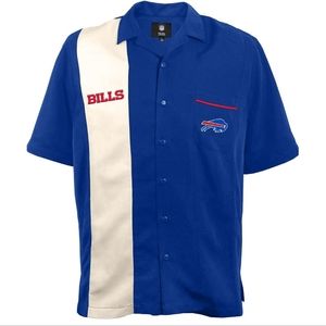NWT Buffalo Bills NFL/ Little Earth "Strike" Bowling Shirt - Men's Small